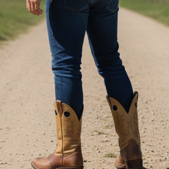 BOULET, handmade in Canada, cowboy boots, size 8.5 - Picture 3 of 9